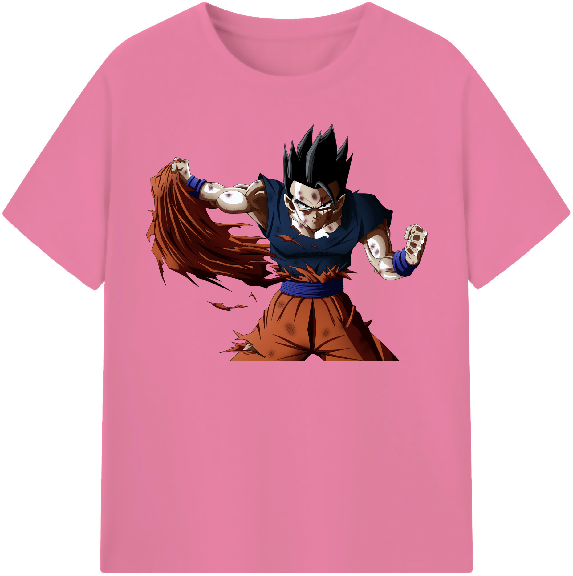 （画像用） ドラゴンボール ベジータ四世（Bejīta Yonsei）DRAGON BALL Vegeta IV 綿100％半袖Tシャツ（フロントプリント）